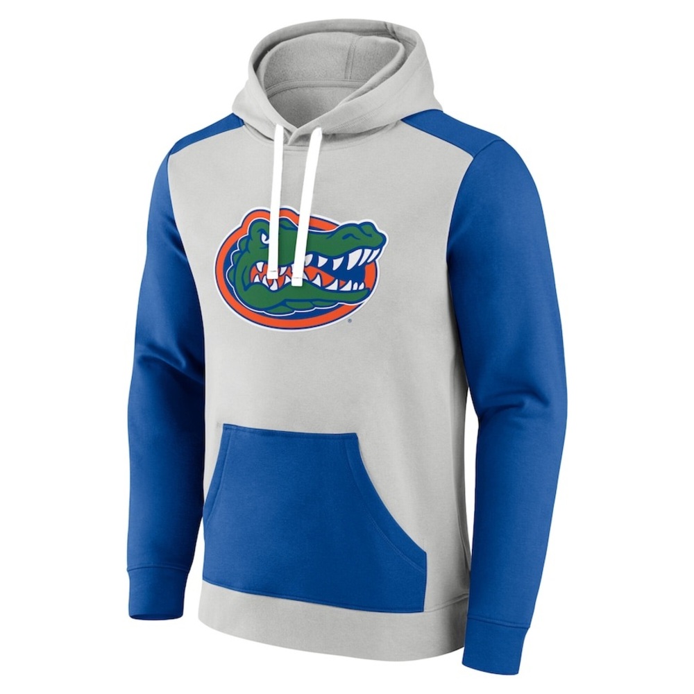 Florida Gators‎ Fanatics Primary Arctic Pullover Hoodie - Gray/Royal NWT 2XL
